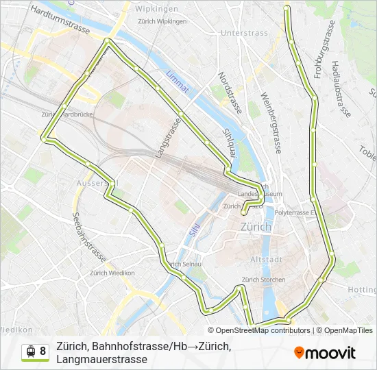 8 Light Rail Line Map