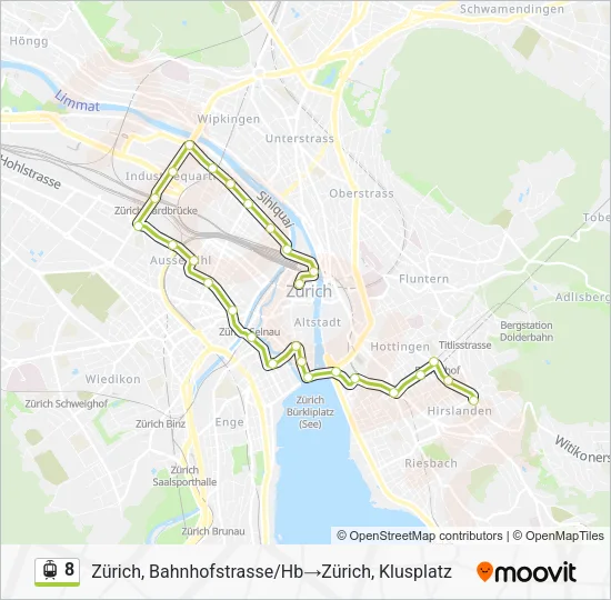 8 Light Rail Line Map