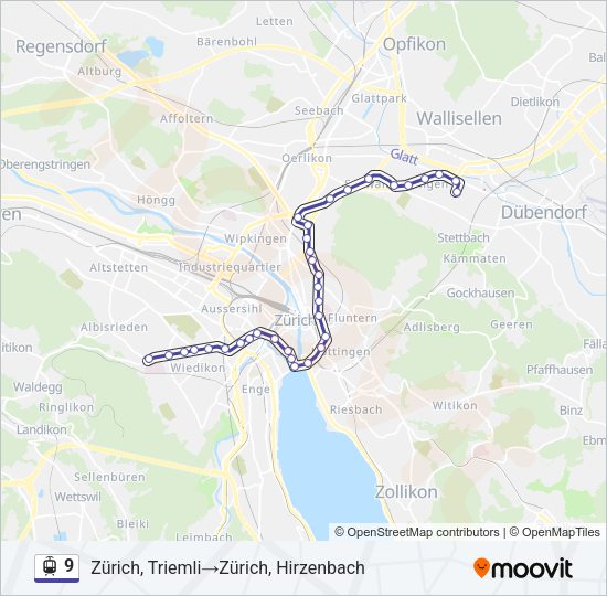 9 Light Rail Line Map