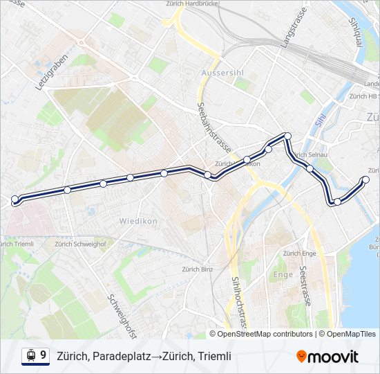 9 Light Rail Line Map