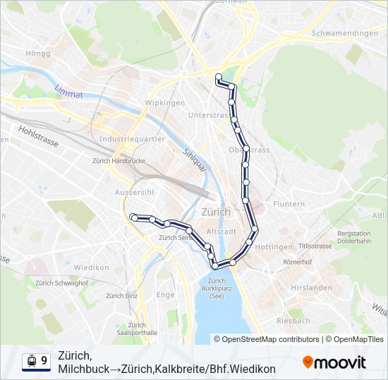 9 Light Rail Line Map