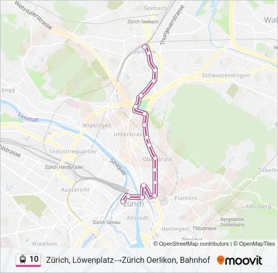 10 Light Rail Line Map