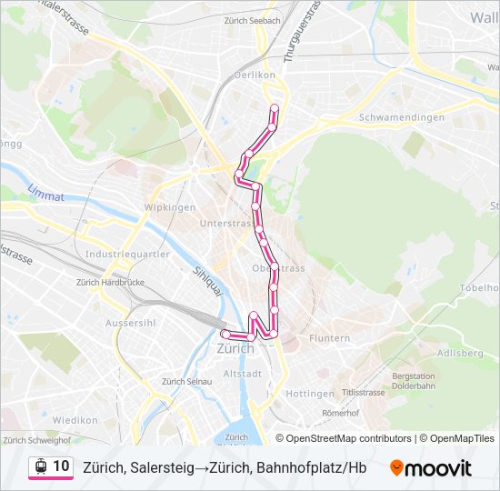 10 Light Rail Line Map