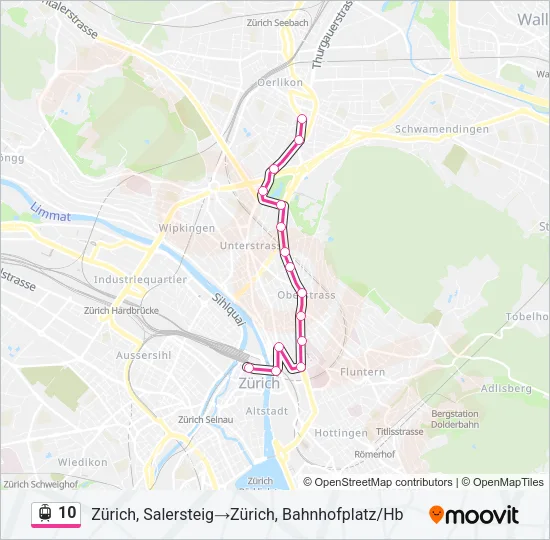 10 Light Rail Line Map
