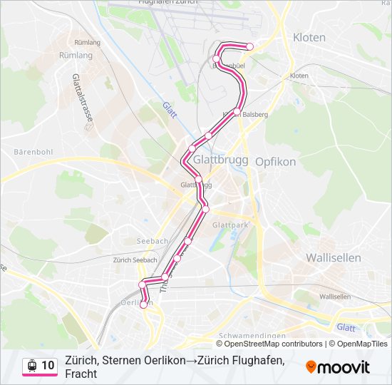 10 Light Rail Line Map