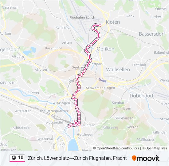 10 Light Rail Line Map