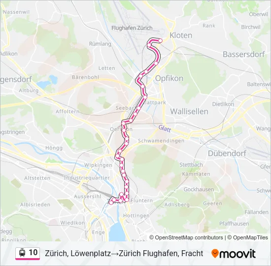 10 Light Rail Line Map