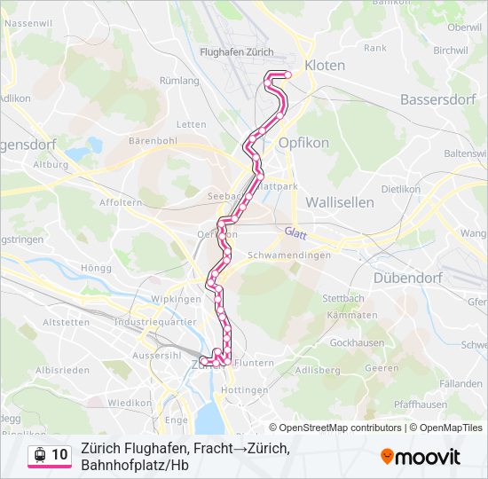10 Light Rail Line Map