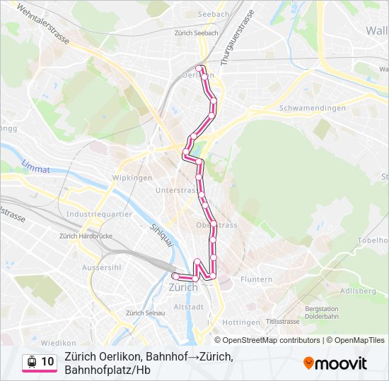 10 Light Rail Line Map