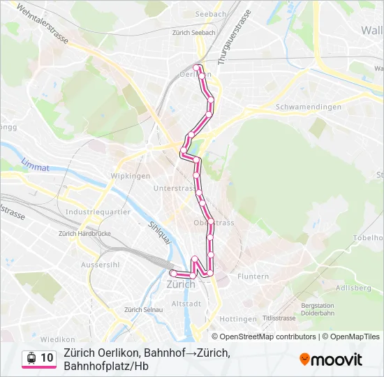 10 Light Rail Line Map