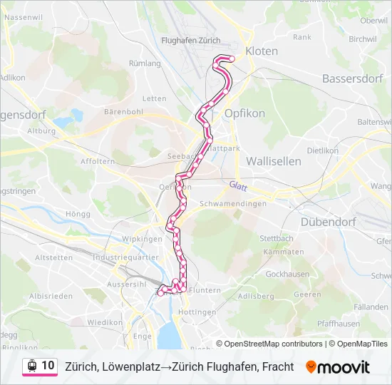 10 Light Rail Line Map