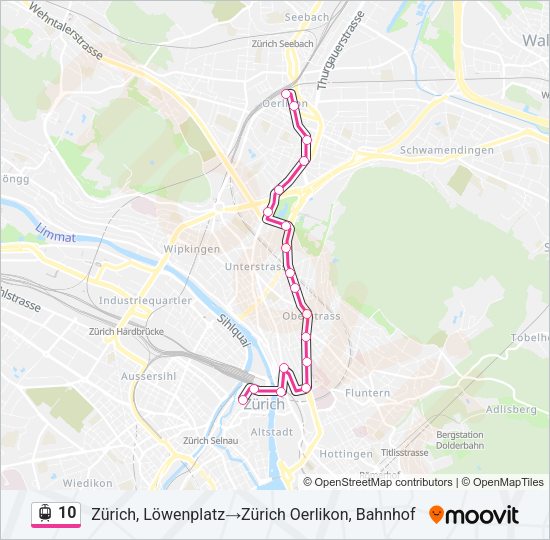 10 Light Rail Line Map