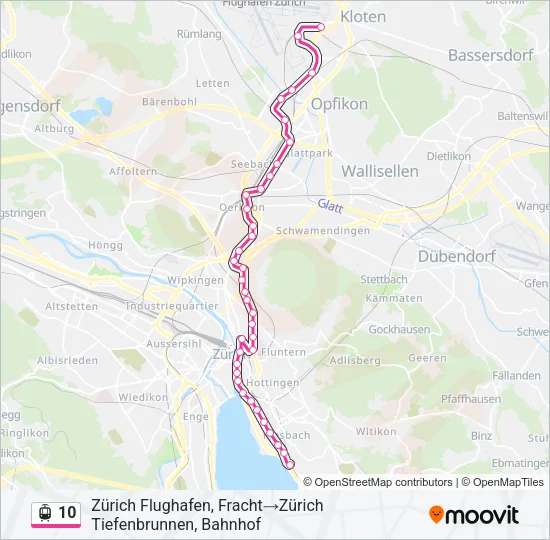 10 Light Rail Line Map