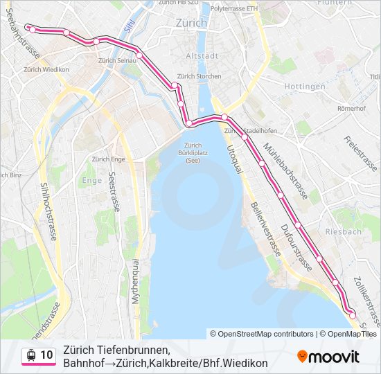 10 Light Rail Line Map