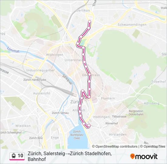 10 Light Rail Line Map