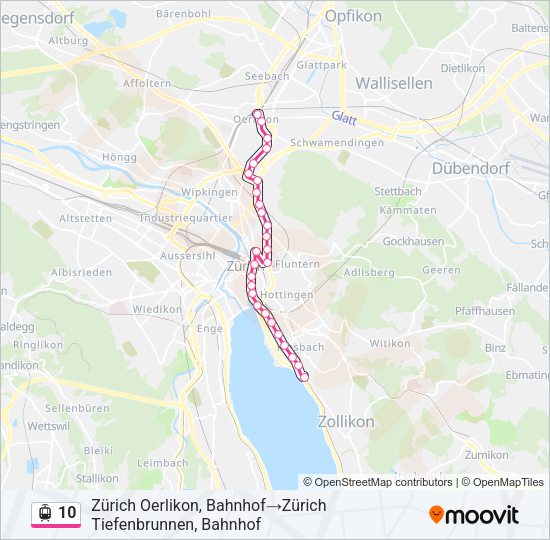 10 Light Rail Line Map
