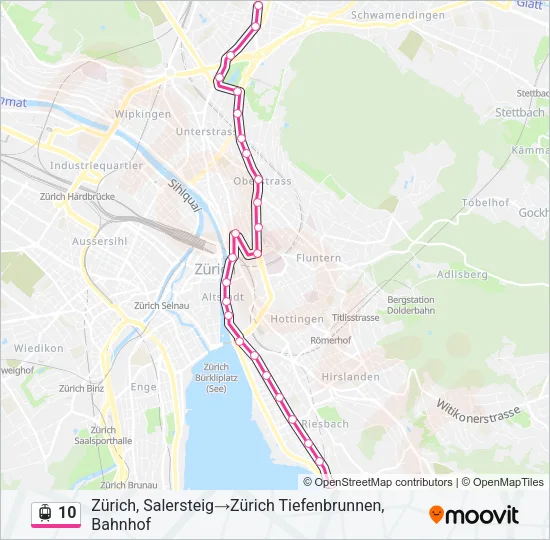 10 Light Rail Line Map