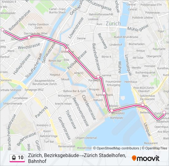 10 Light Rail Line Map