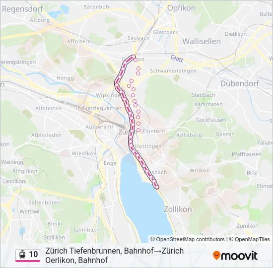 10 Light Rail Line Map