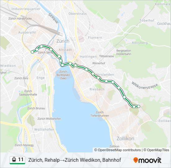 11 Light Rail Line Map