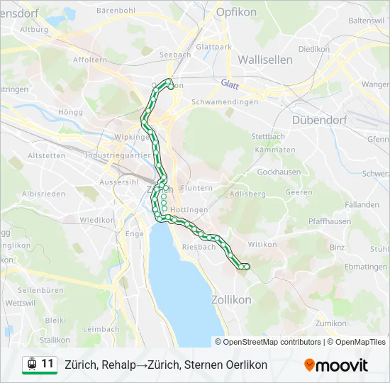 11 Light Rail Line Map