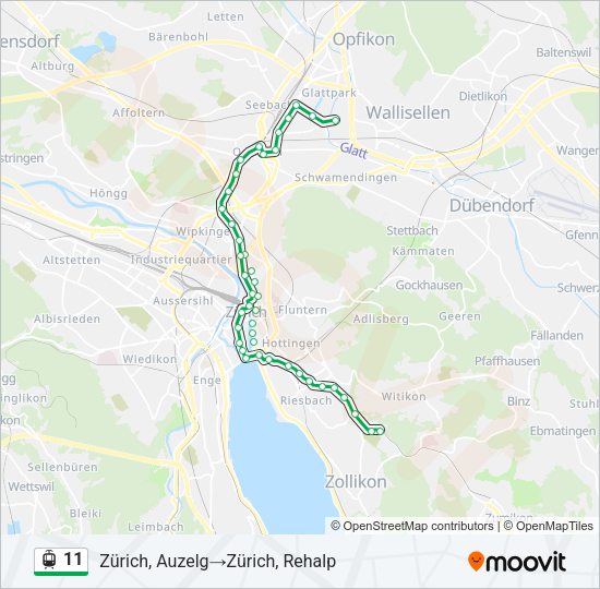 11 Light Rail Line Map