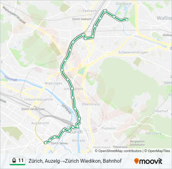 11 Light Rail Line Map
