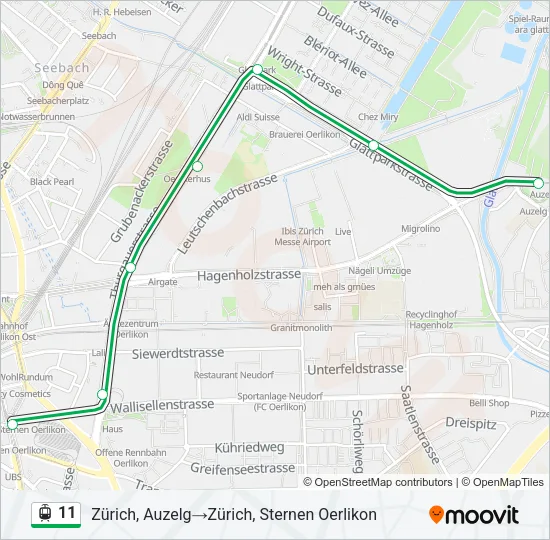11 Light Rail Line Map