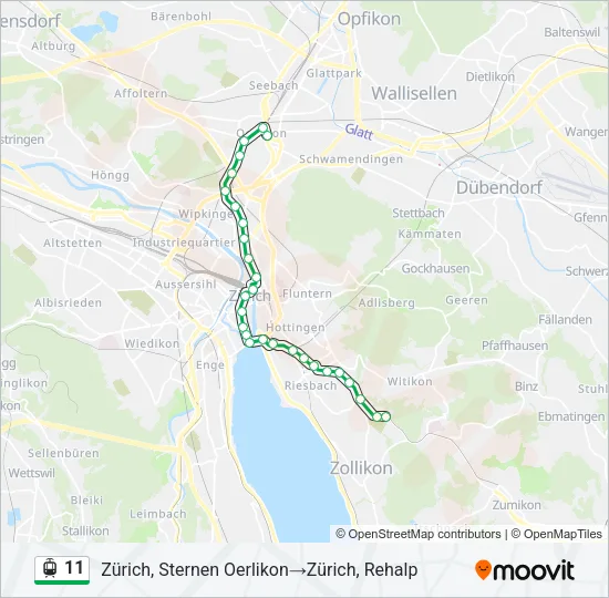 11 Light Rail Line Map