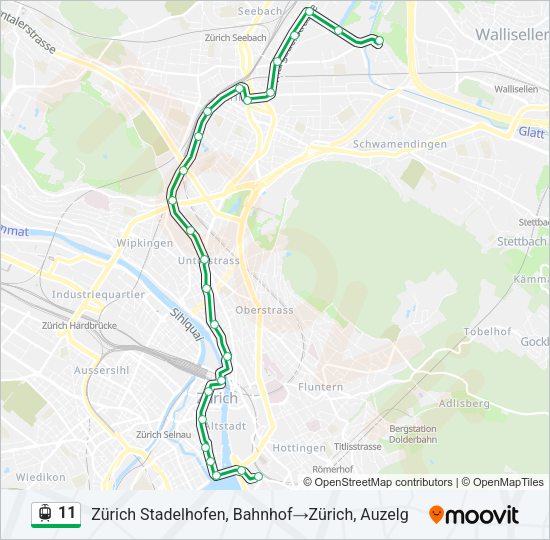 11 Light Rail Line Map
