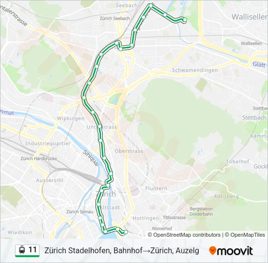 11 Light Rail Line Map