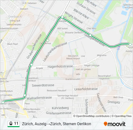 11 Light Rail Line Map