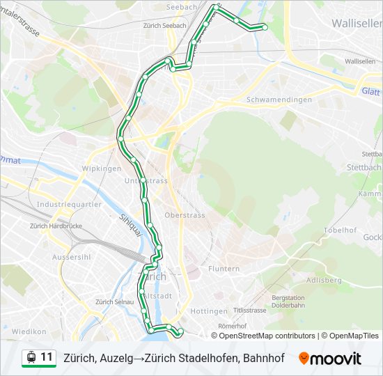 11 Light Rail Line Map
