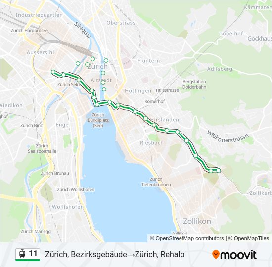 11 Light Rail Line Map