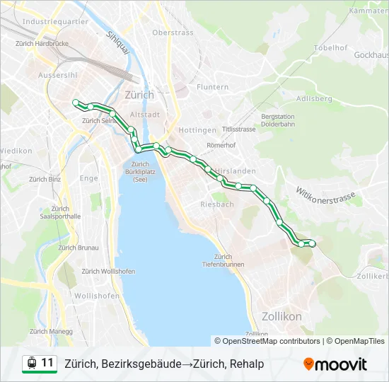 11 Light Rail Line Map
