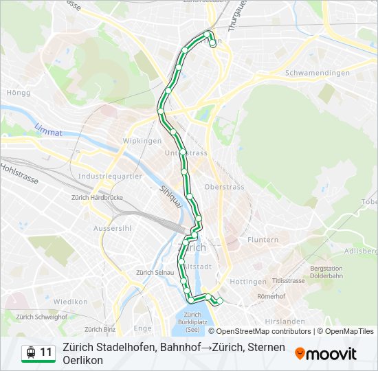 11 Light Rail Line Map