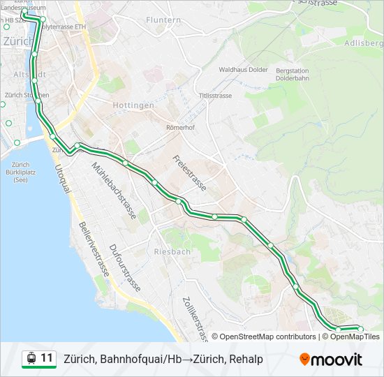 11 Light Rail Line Map