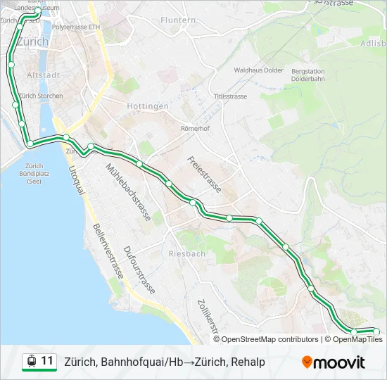 11 Light Rail Line Map