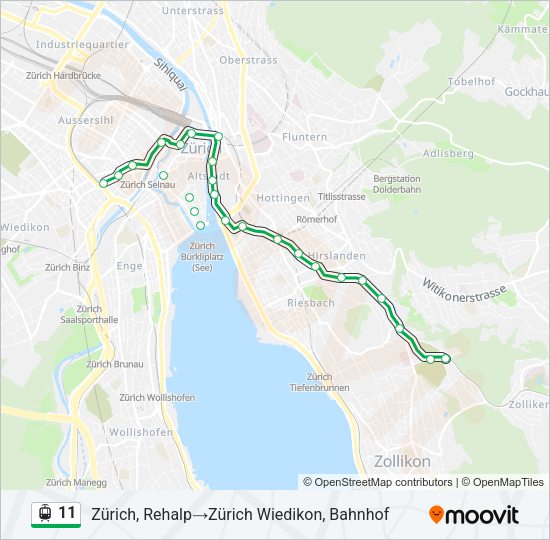 11 Light Rail Line Map