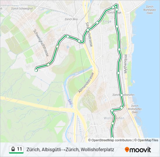11 Light Rail Line Map