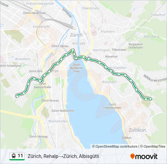 11 Light Rail Line Map