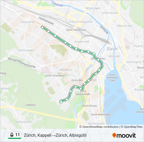 11 Light Rail Line Map