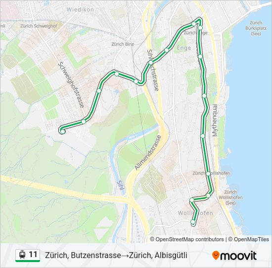 11 Light Rail Line Map