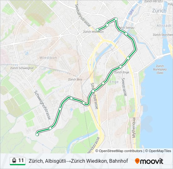 11 Light Rail Line Map
