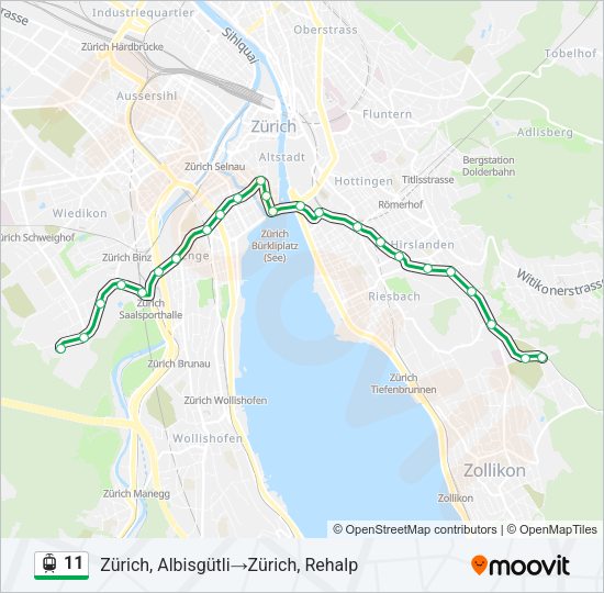11 Light Rail Line Map