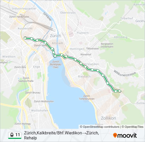 11 Light Rail Line Map