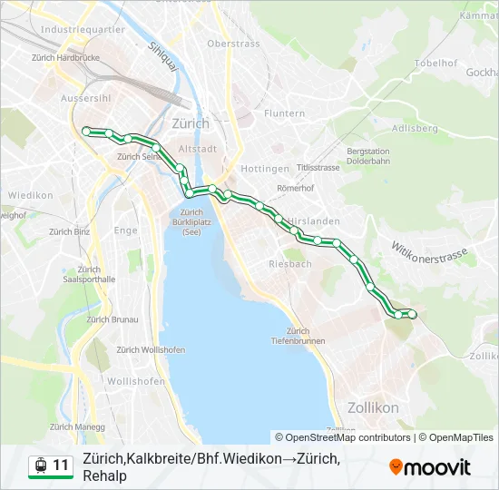 11 Light Rail Line Map