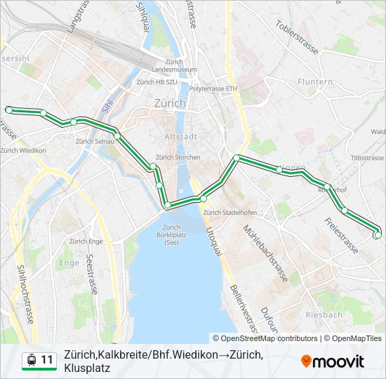 11 Light Rail Line Map