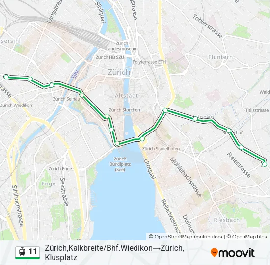 11 Light Rail Line Map