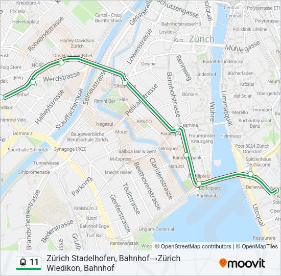 11 Light Rail Line Map